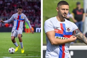 立博体育官方网站-瑞士第四级别球队YF尤文图斯穿巴萨球衣比赛，只改了队徽和广告