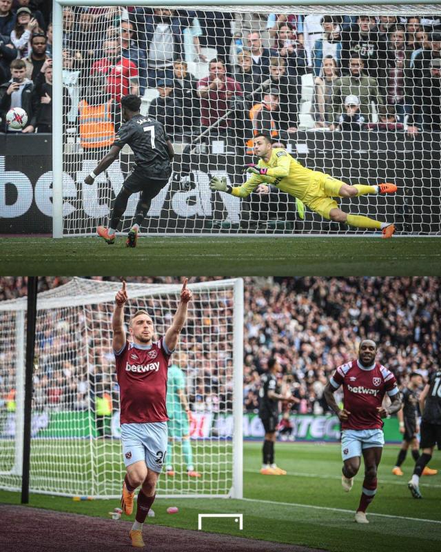 立博-【英超】萨卡失点，鲍恩扳平，西汉姆联2-2逼平阿森纳